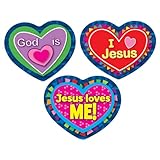 Carson Dellosa Jesus Loves Me! Shape Stickers (168080)