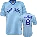 Andre Dawson Majestic Throwback Replica Pinstripe Chicago Cubs Jersey