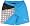 Nikita Star Fruit Women's Board Shorts - Small - Cyan / Brown / White