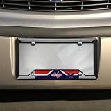 Washington Capitals Black Plastic License Plate Frame