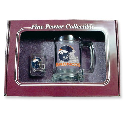 Denver Broncos Shot Glass and Mug Set