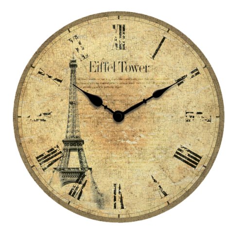 Eiffel Tower Wall Clock