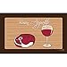 Dog Fashion Living Steak and Wine Placemat for Dog Bowls