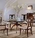 Kitchen & Housewares : Universal Furniture 178657 Series Hollywood Single Pedestal Table with Insert Back Chairs