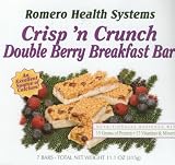 Crisp'n Crunch Double Berry Breakfast Diet Bar