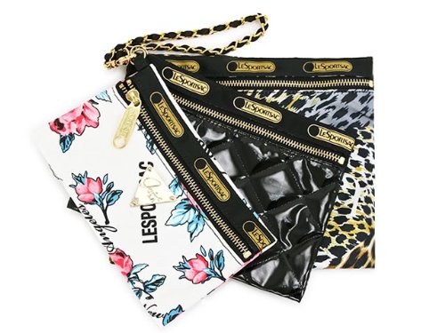 LeSportsac×JOYRICH レスポートサック×ジョイリッチ ポーチ 3147 P028 TRISTLET トリストレット サマーマルチ マルチポーチ コラボ[並行輸入品]