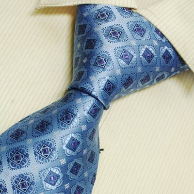 Blue pattern ties for men xmas gift mens style silk ties T7044 Blue pattern ties for men xmas gift mens style silk ties T7044