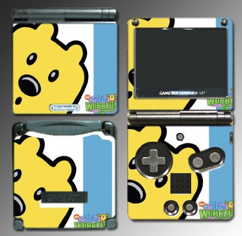 Wow Wubbzy Wubzy Game Vinyl Decal Skin Protector Cover for Nintendo GBA SP Gameboy Advance Game Boy