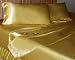 SilkNOW 100% Pure Silk Seamless Sheet Set Queen Golden Yellow