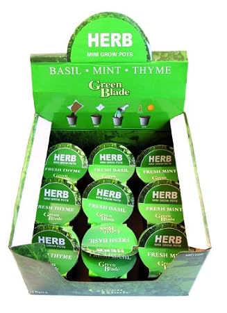 Herb Mini Grow Pots x 18, Grow Herbs In Your Kitchen