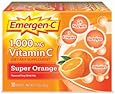 Emergen-C Super Orange, 1000 mg of Vitamin C, 0.32 Ounce, 30-Count