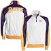Los Angeles Lakers Jackets : Los Angeles Lakers White Mudo Reversible Track Jacket
