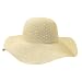 Coolibar UPF 50+ Women's Packable Wide Brim Sun Hat (Natural - One Size)