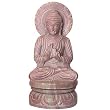Buddha Statue Stone Carving Collectible Figurines 2 x 2 x 4.25 inches (sos378)
