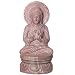 Buddha Statue Stone Carving Collectible Figurines 2 x 2 x 4.25 inches (sos378)
