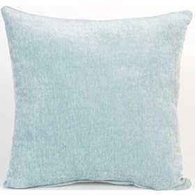 Click here to buy Central Park Solid Blue Pillow by Glenna Jean.