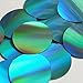 Round Sequin 60mm Aqua Blue Lazersheen Reflective Metallic Loose Couture Paillettes
