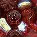 Czech Glass Bead Mix Variety Shapes Garnet Red (2 Ounce)