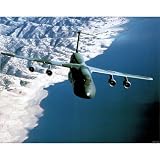 (16x20) C-5 Cargo Plane (In Air) Art Poster Print