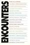 Encounters