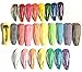 42pcs (21 Pairs) Mix 21 Colors Hair Clips For Girl Size 2 Inches or 50mm Mix Assorted Colors