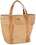 Buffalo BAG 210AB0685 CANVAS PU 116479, Damen Henkeltaschen, Braun (TAN 01), 31x35x21 cm (B x H x T)