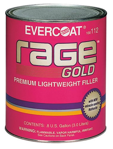Fibreglass Evercoat 112 Rage Gold Premium Lightweight Body Filler - Gallon Fibreglass Evercoat 112 Rage Gold Premium Lightweight Body Filler - Gallon