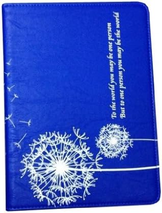 Flying007 Newest Arrived Ipad Air Fashion Dandelion Pattern Flip PU Leather Fold Stand Intelligent Dormancy Case Protective Cover for Apple Ipad Air/Ipad 5(Blue)