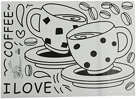 DimsumShop Coffee Restaurant Wall Sticker 3D Home Decration Art Wallpaper