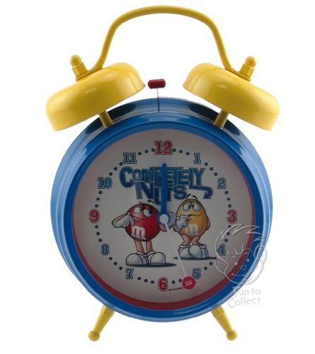 M&Ms Completely Nuts Twin Alarm Clock