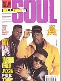 BLUES & SOUL MAGAZINE MAGAZINE BACK ISSUE #573 GUY - ISAAC HAYES - TASHAN - FREDDIE JACKSON & PEBBLES ALL FEATURE