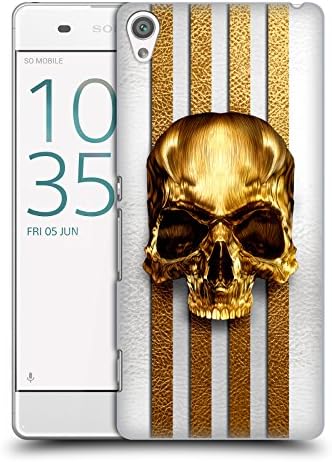 Official Giulio Rossi Golden Skulls Hard Back Case for Sony Xperia XA / Dual