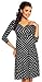 Zeta Ville Womens Maternity Wrap V-neck Polka Dot Dress Summer Spot Dress 017c