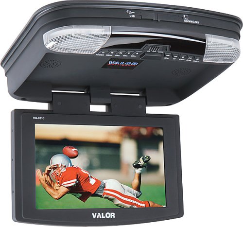 Valor RM-921C 9.2-Inch Overhead Monitor with DVD/USB and SD Card Reader