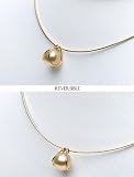 AAA Quality, 10.0-11.0 mm, Venus Collection Golden South Sea Baroque Necklace, 16-inch, 14k Yellow Gold Chain