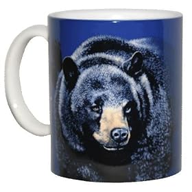 Bear Trax 11 Oz Ceramic Wildlife Coffee Mug or Tea Cup by Crossings