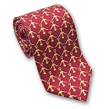 Wine Corkscrew - Men's Silk Necktie