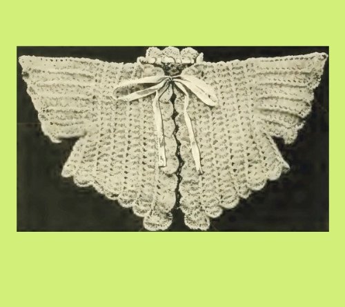 Infants Crocheted Sacque - Columbia No. 4 [Annotated]