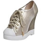 L.A.M.B. Women's Golden Platform Sneaker