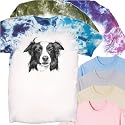 Border Collie dog art T-shirt