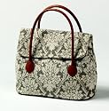 FRIENDSHIP Handtasche barockes Ornament in schlamm/grau SANDER BAGS+MORE