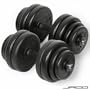 Set d'halt�res courts avec poids 30 kg accessoire fitness musculation