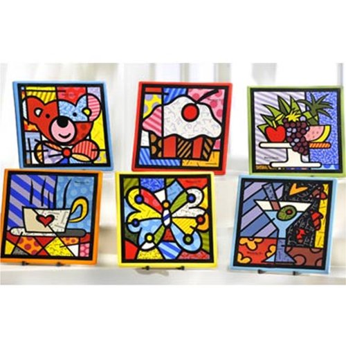 Romero Britto 2010 Wall romero britto art. Romero Britto 2010 Wall