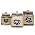 Carolina Trade 3 - pc. Canister Set