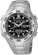 Seiko SNJ013 Men's World Time Digital Alarm Chronograph