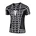 G-LIKE Men's Black Spider Man Short Sleeve T-shirt