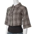 Have Brand Plaid Pattern 3 Button Jacket