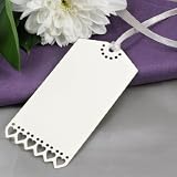 Sweethearts Luggage Label Style Gift Tags in Ivory: Ideal as