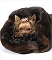 Faux Sable Mink Cuddle Cup Bed For Dogs By Susan Lanci from Susan Lanci Designs