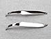 GOOACC® 2PCS Rearview mirror side molding cover trims Fit For Toyota RAV4 2013 2014